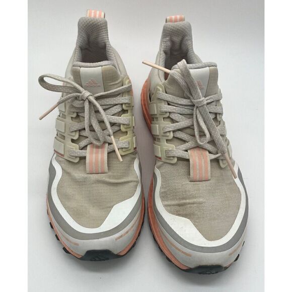Adidas Ultraboost Guard Women Sneakers Sz 7 Gray‎ Peach Pink Trail Shoes FW5482 - Picture 2 of 10